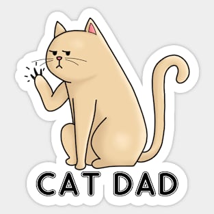 cat dad Sticker